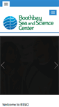Mobile Screenshot of boothbayseaandsciencecenter.org